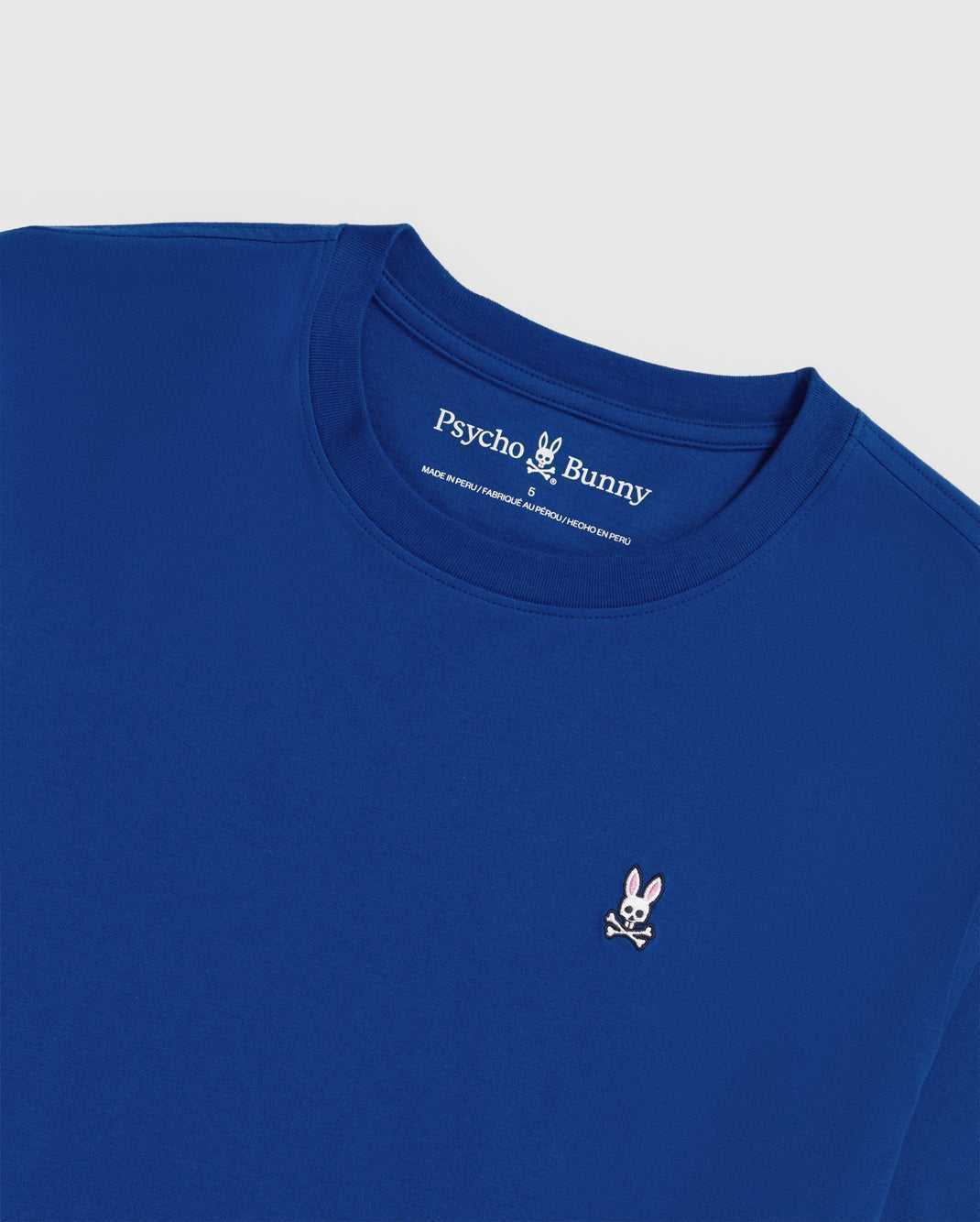 Tees Psycho Bunny Classic Crew Neck Tee Bleu Homme | ONI-42604747